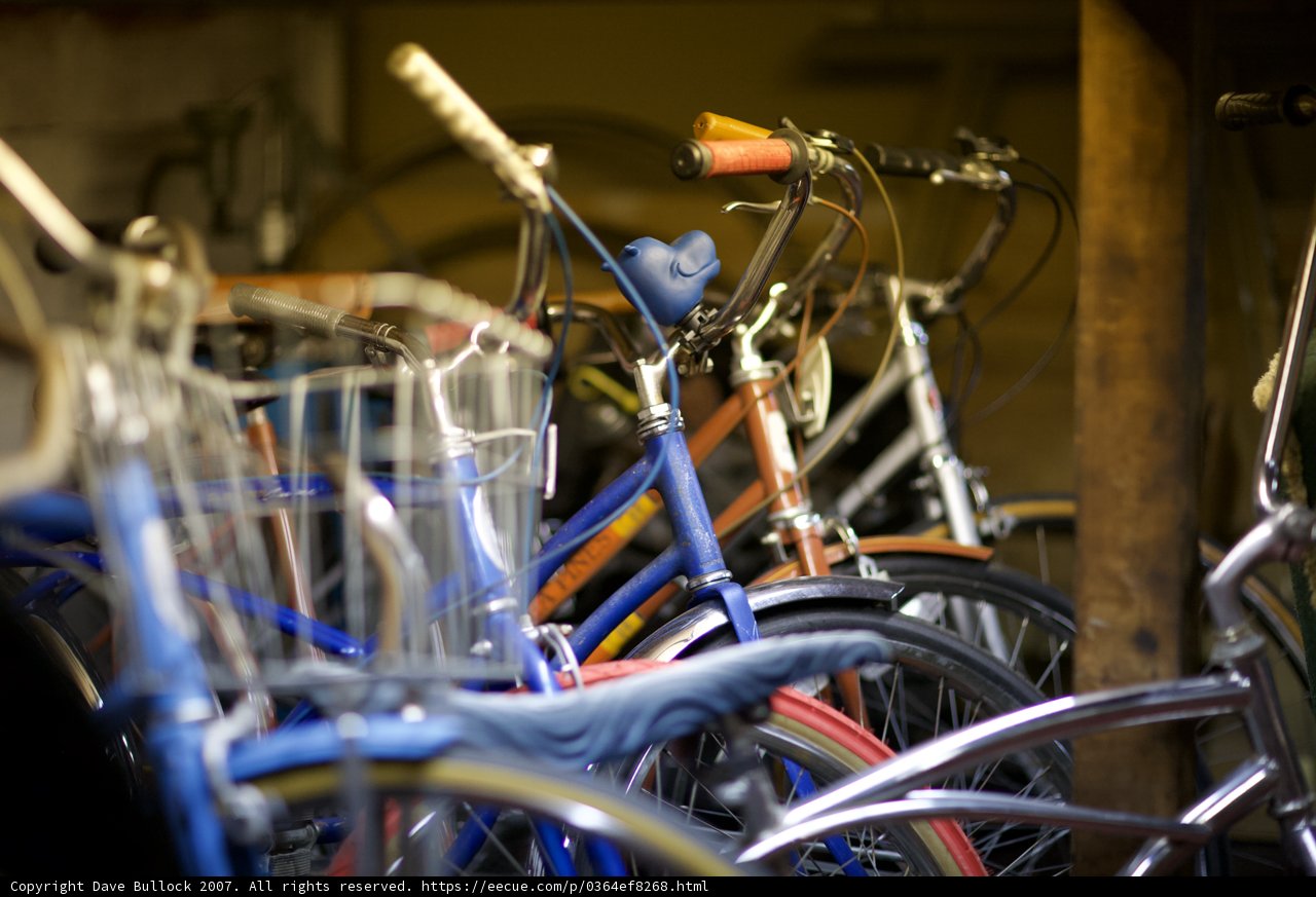 A Line of Two-Wheeled Vehicles