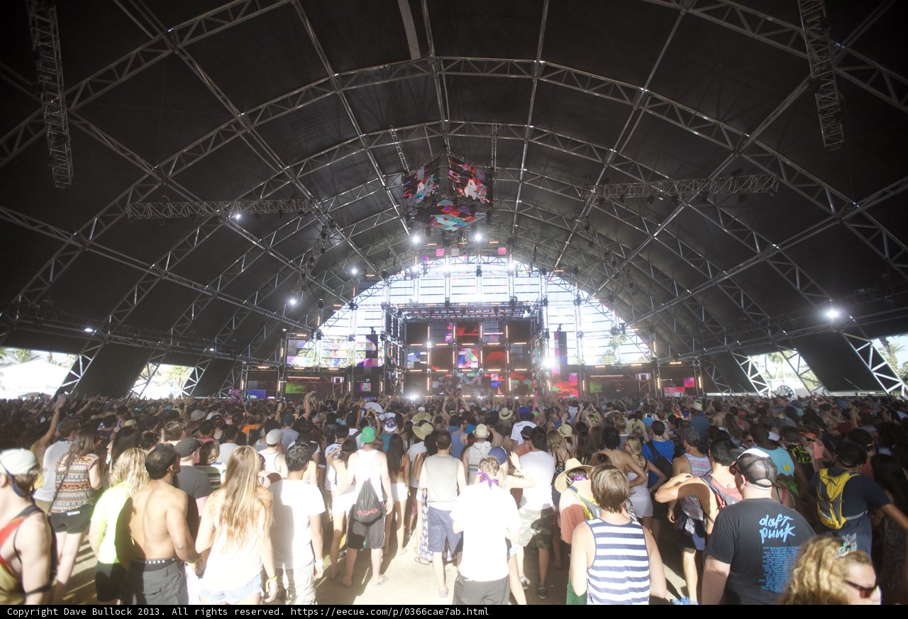 Concert-goers Unite at Coachella Music Festival