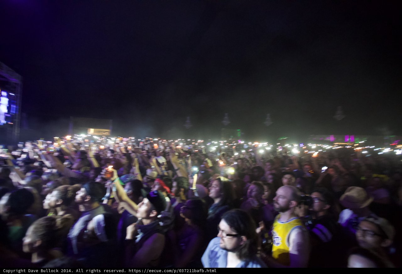 Phone Lights Up the Night Sky