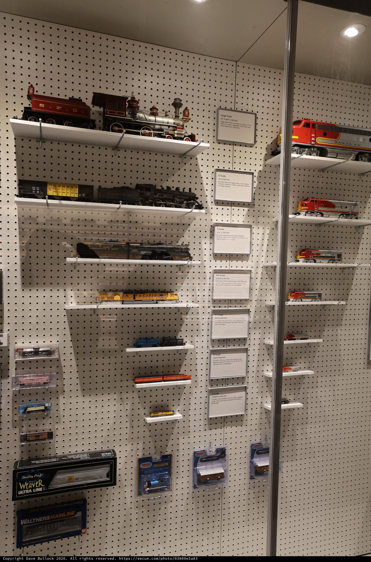 Model Train Collection Display at Sacramento Museum