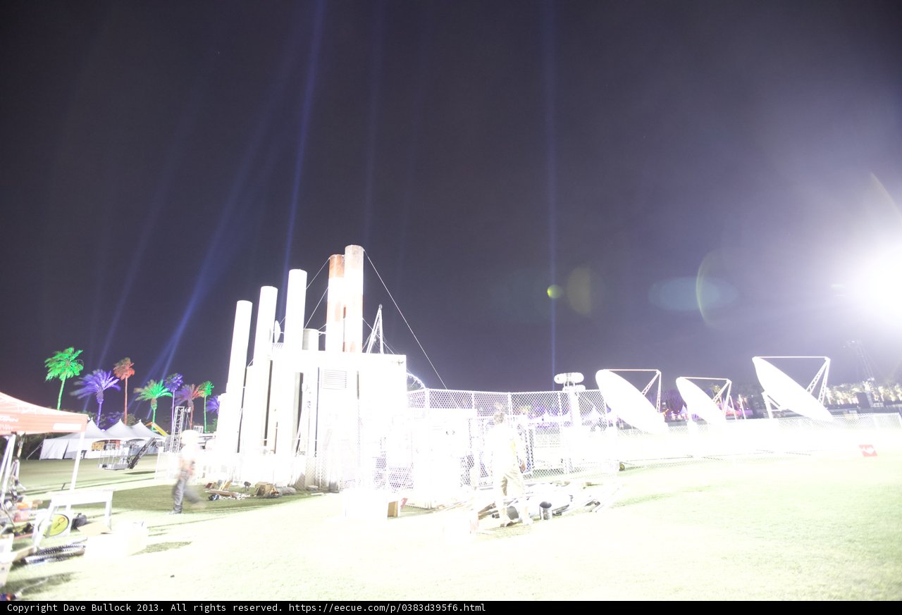 Glowing White Tent