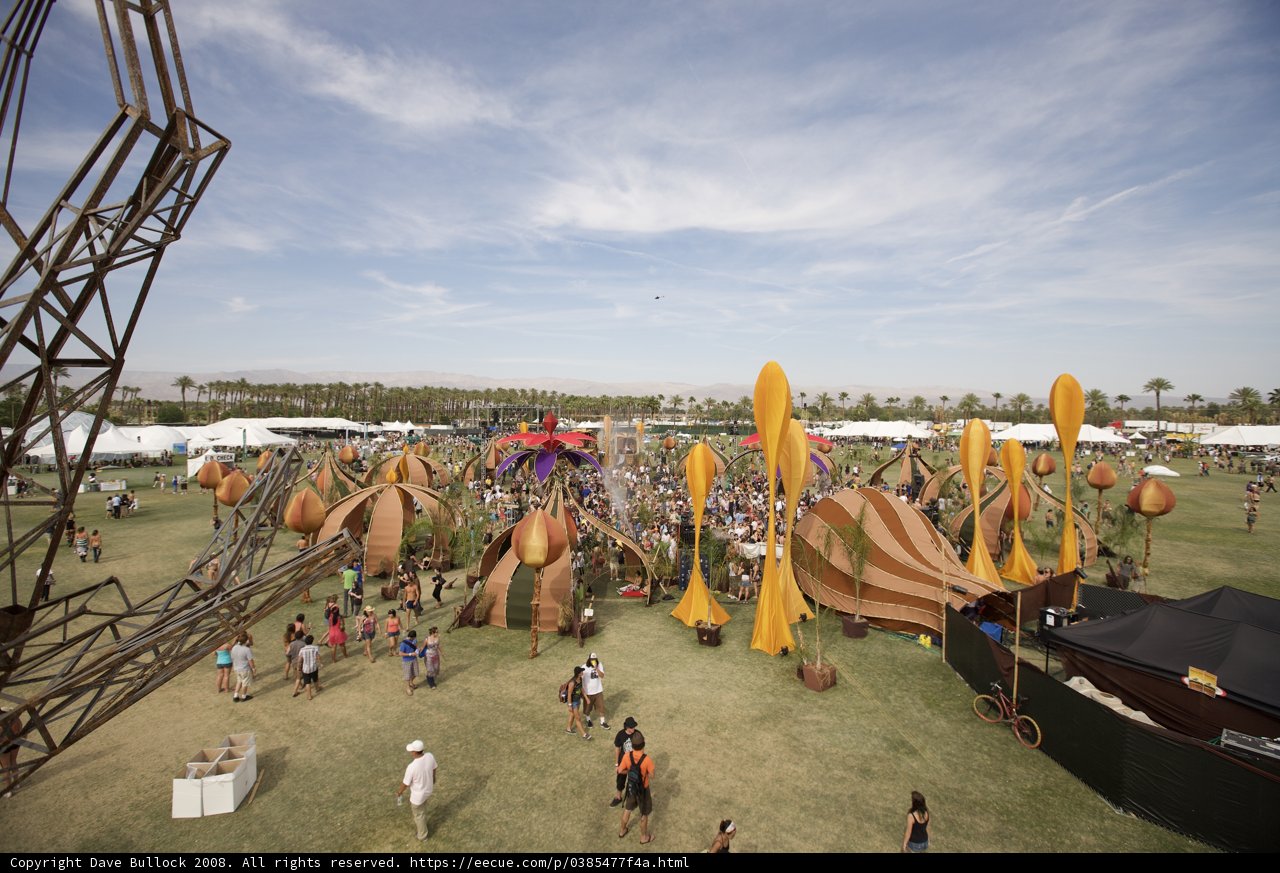 Coachella Crowd Takes Over the Field