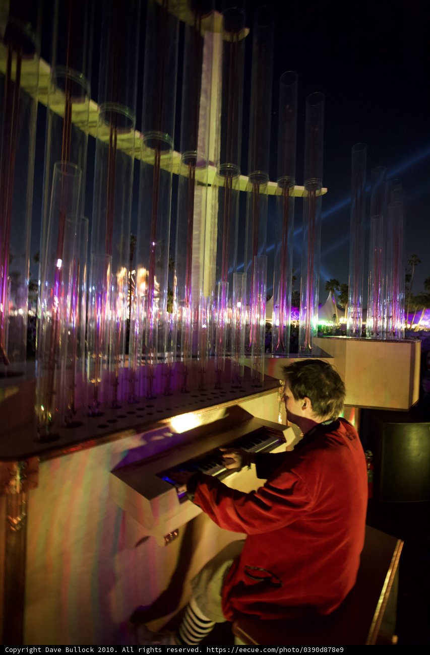 Piano Man by the Fountain