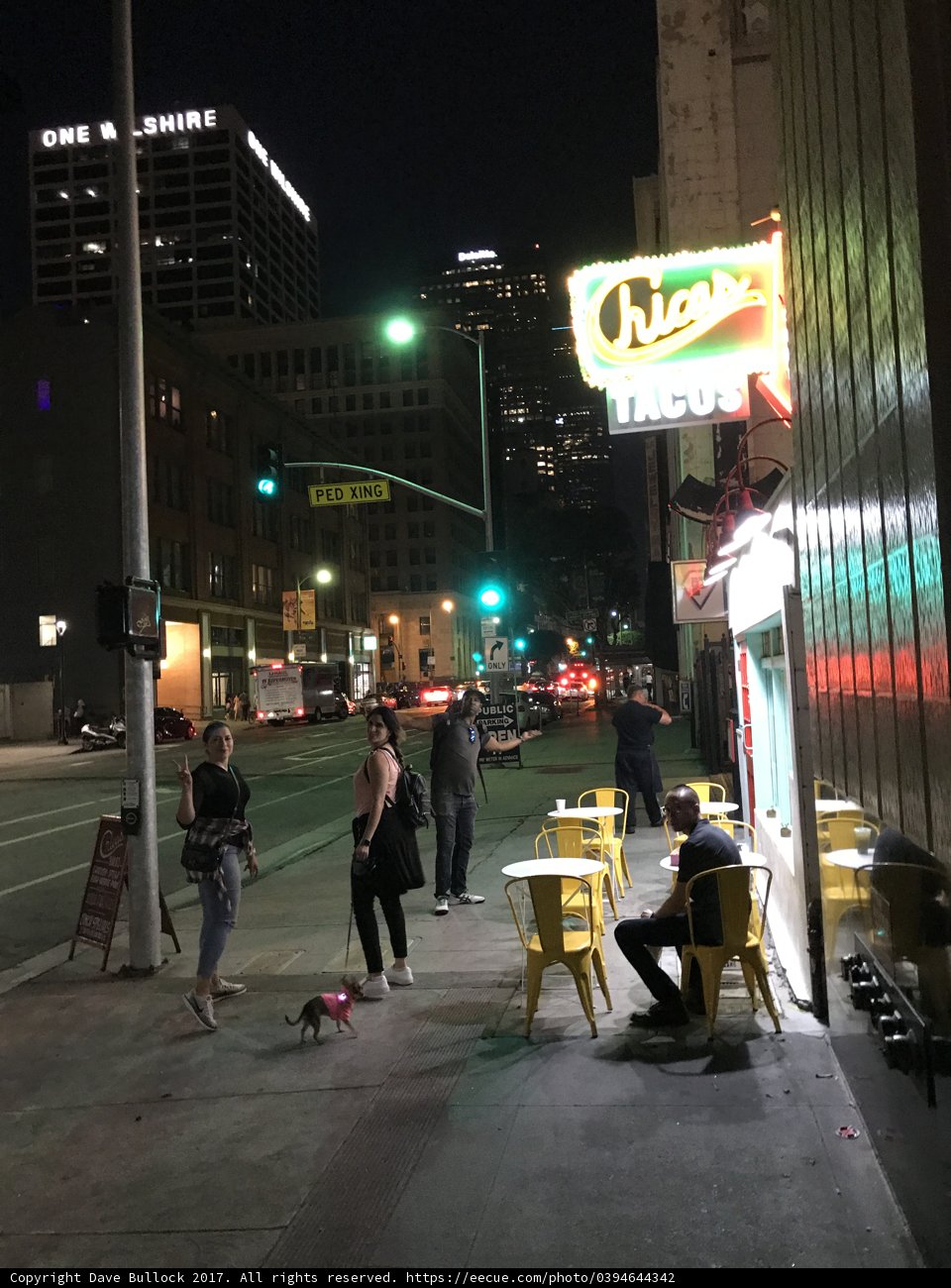 Nighttime Dining in the City