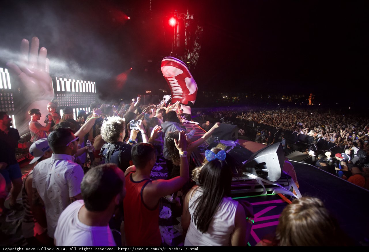 Red Shoe at Coachella
