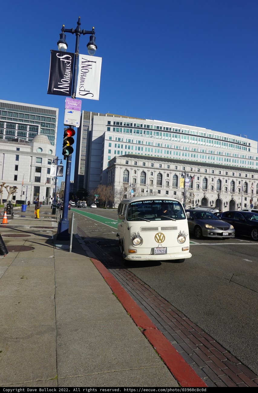 Busy Intersection in San Francisco
