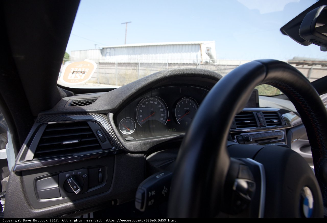 BMW Dashboard in the Great Outdoors