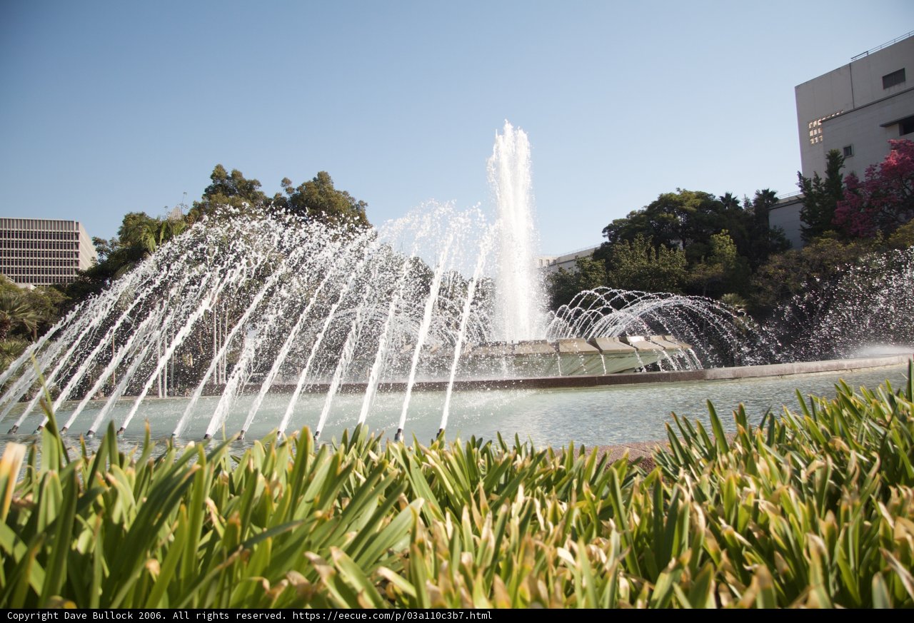 Serene Fountain in a Green Haven