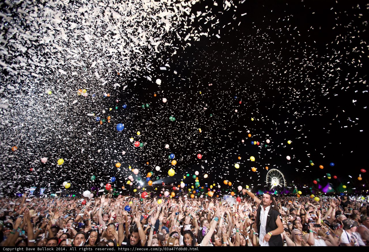 Confetti Chaos at Coachella