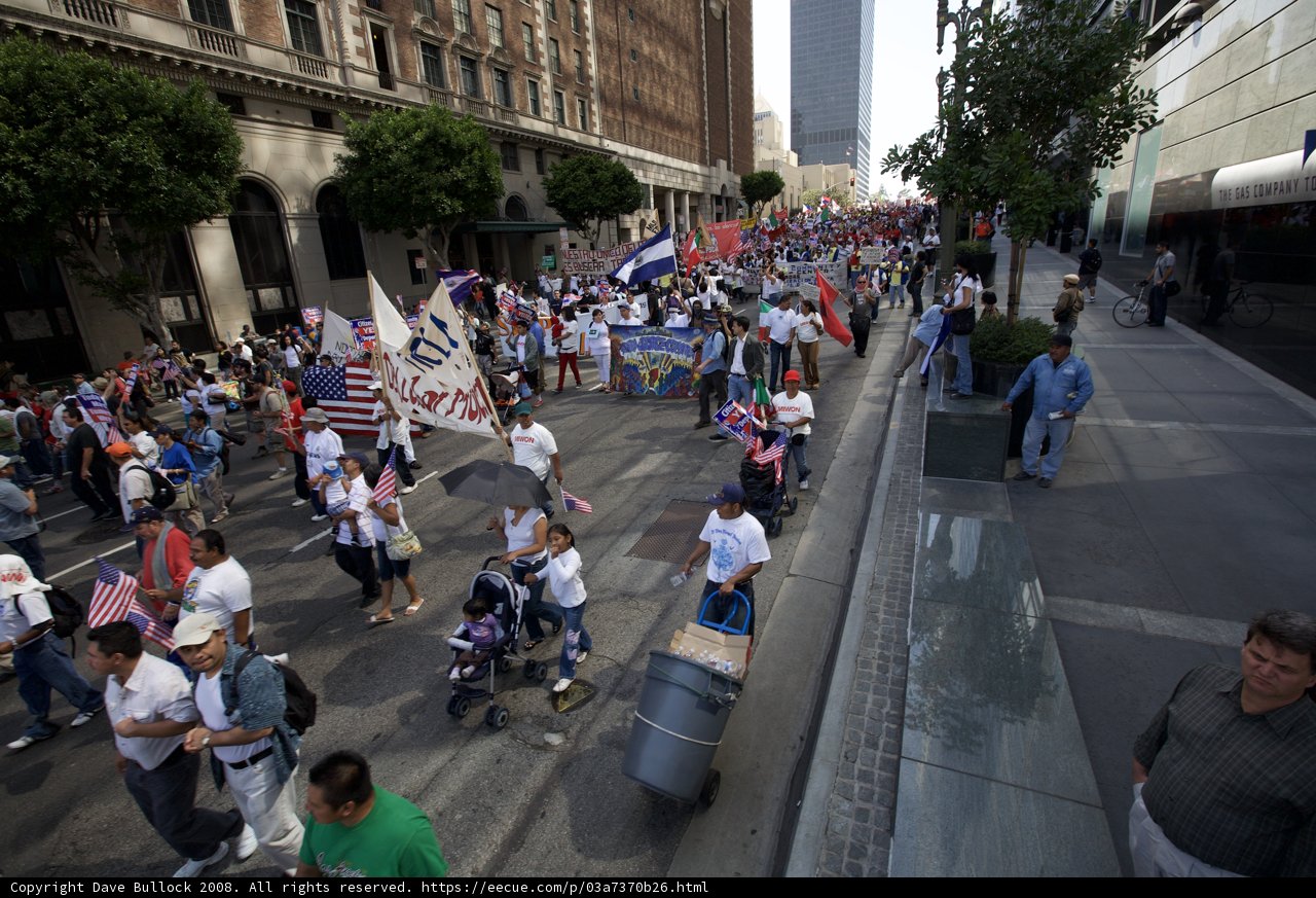 Mayday Rally March on City Streets