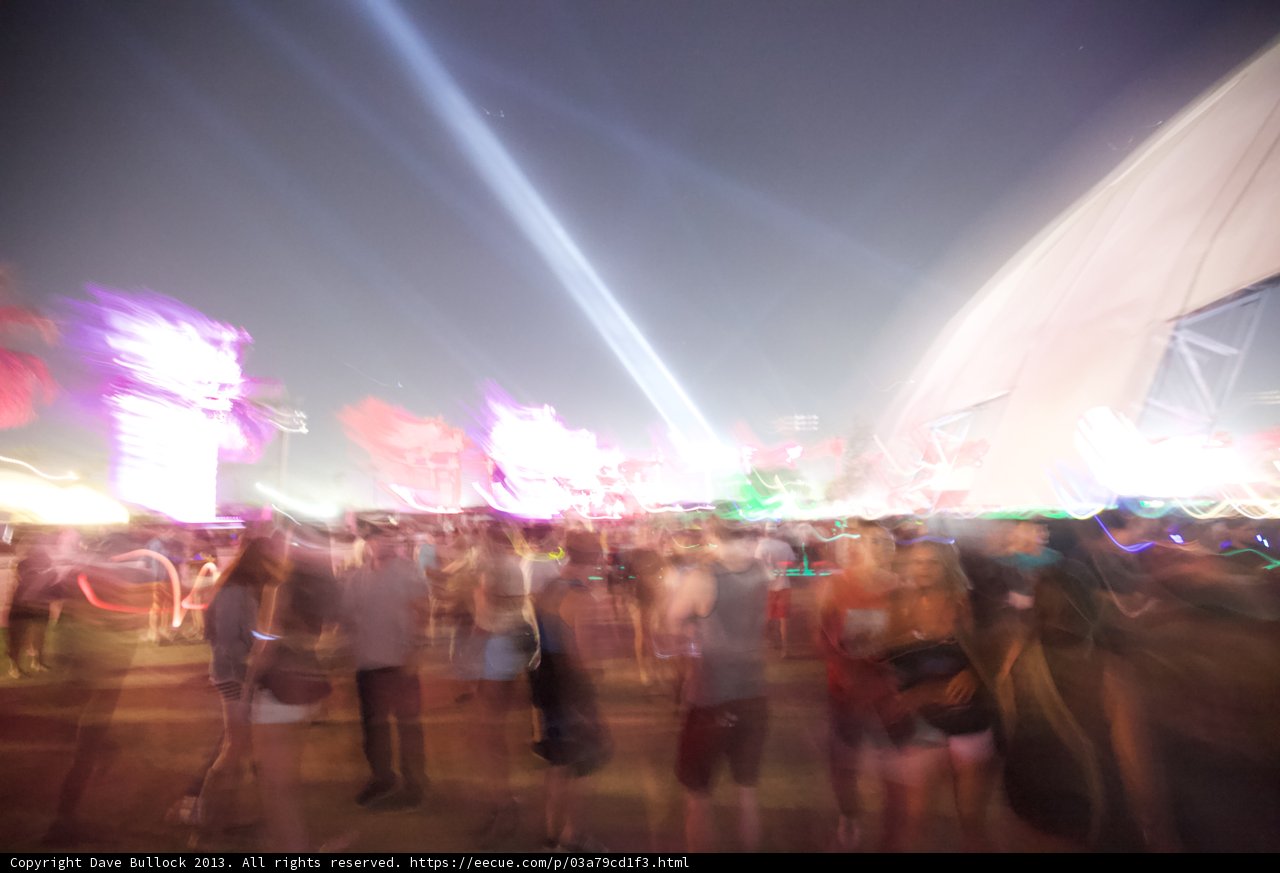 Blurry Nightlife at Coachella
