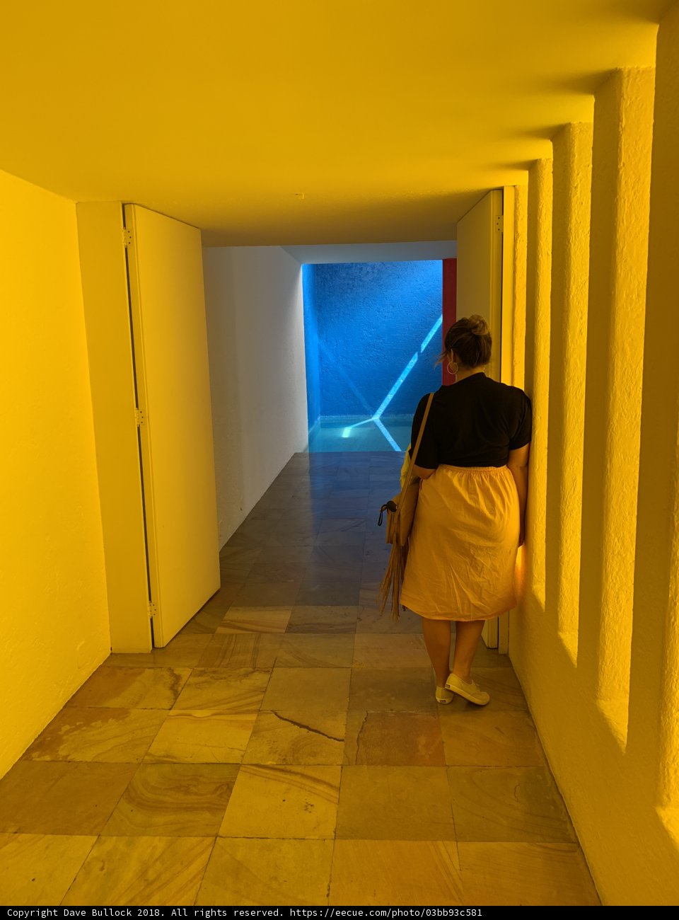 Yellow Hallway Stroll