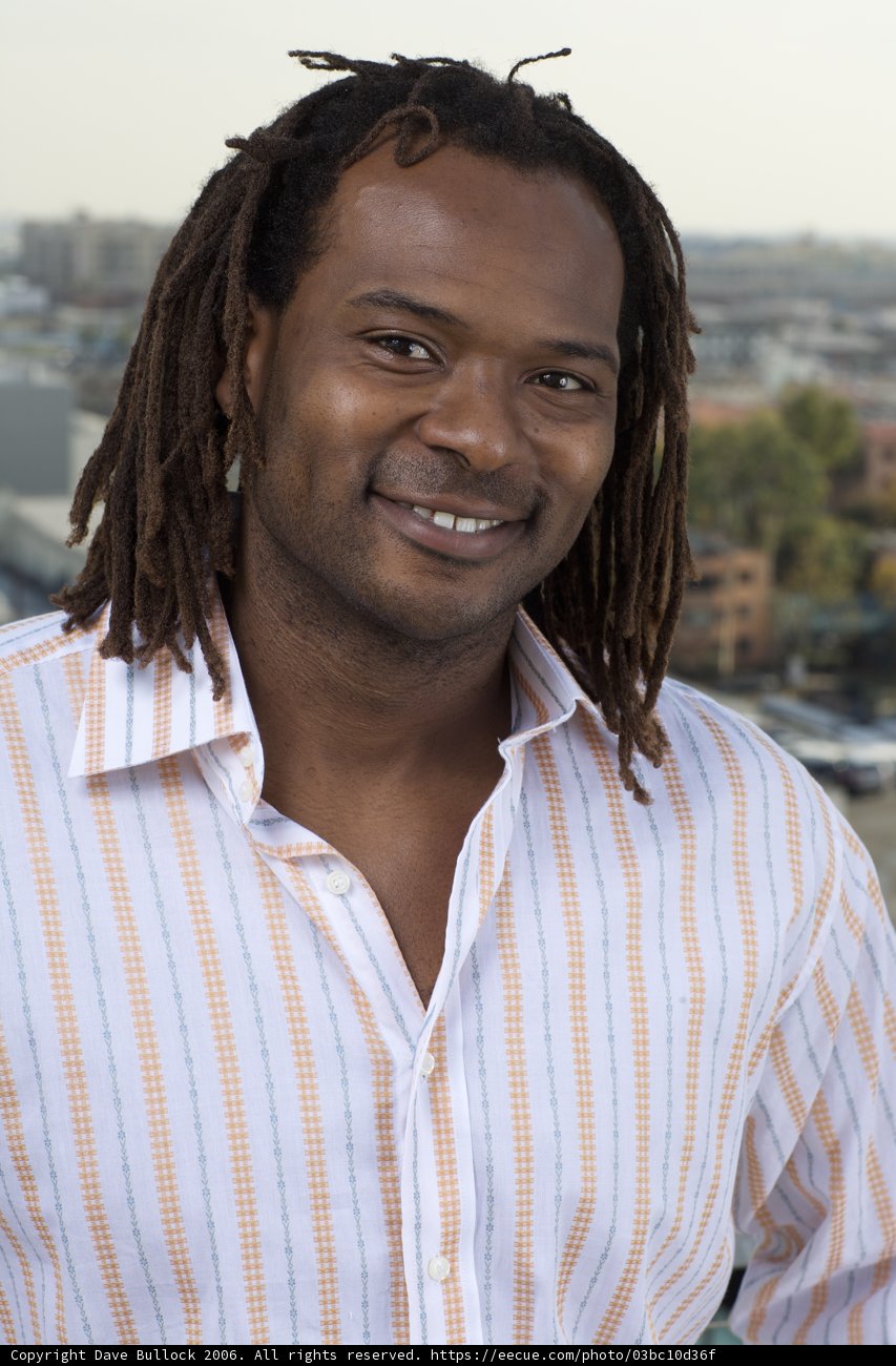 Dreadlocked James on the Building Steps