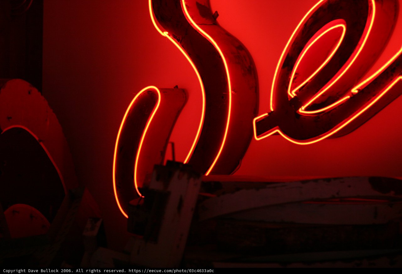 SE Neon Sign