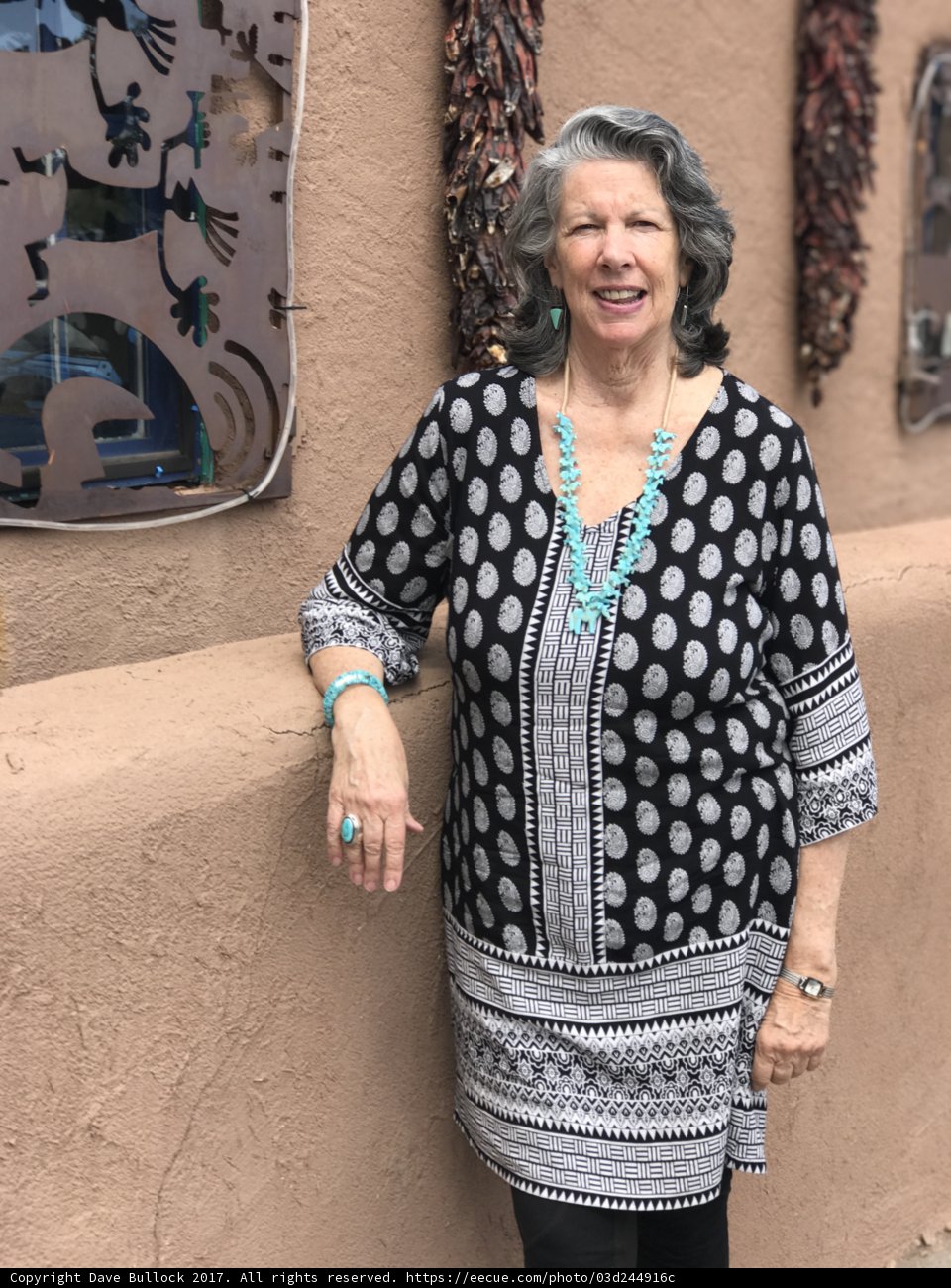 Colorful Wall and a Joyful Lady