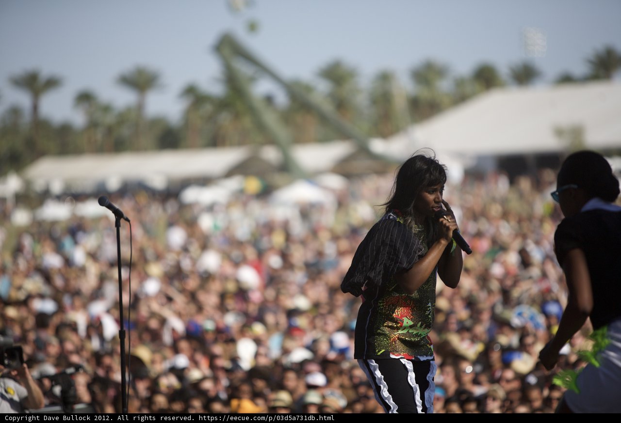 Santigold Rocks Coachella Stage