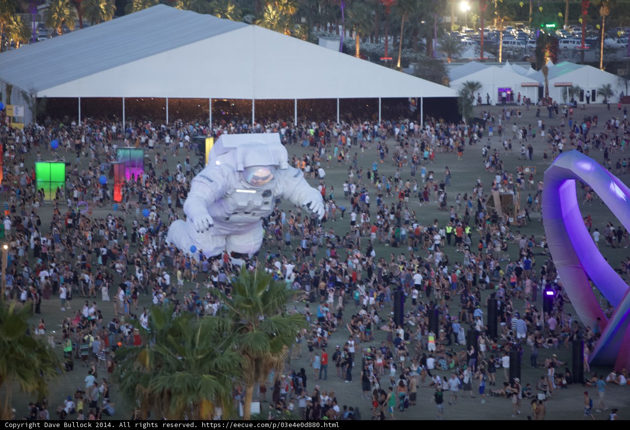 A Space-Age Festival Vibe