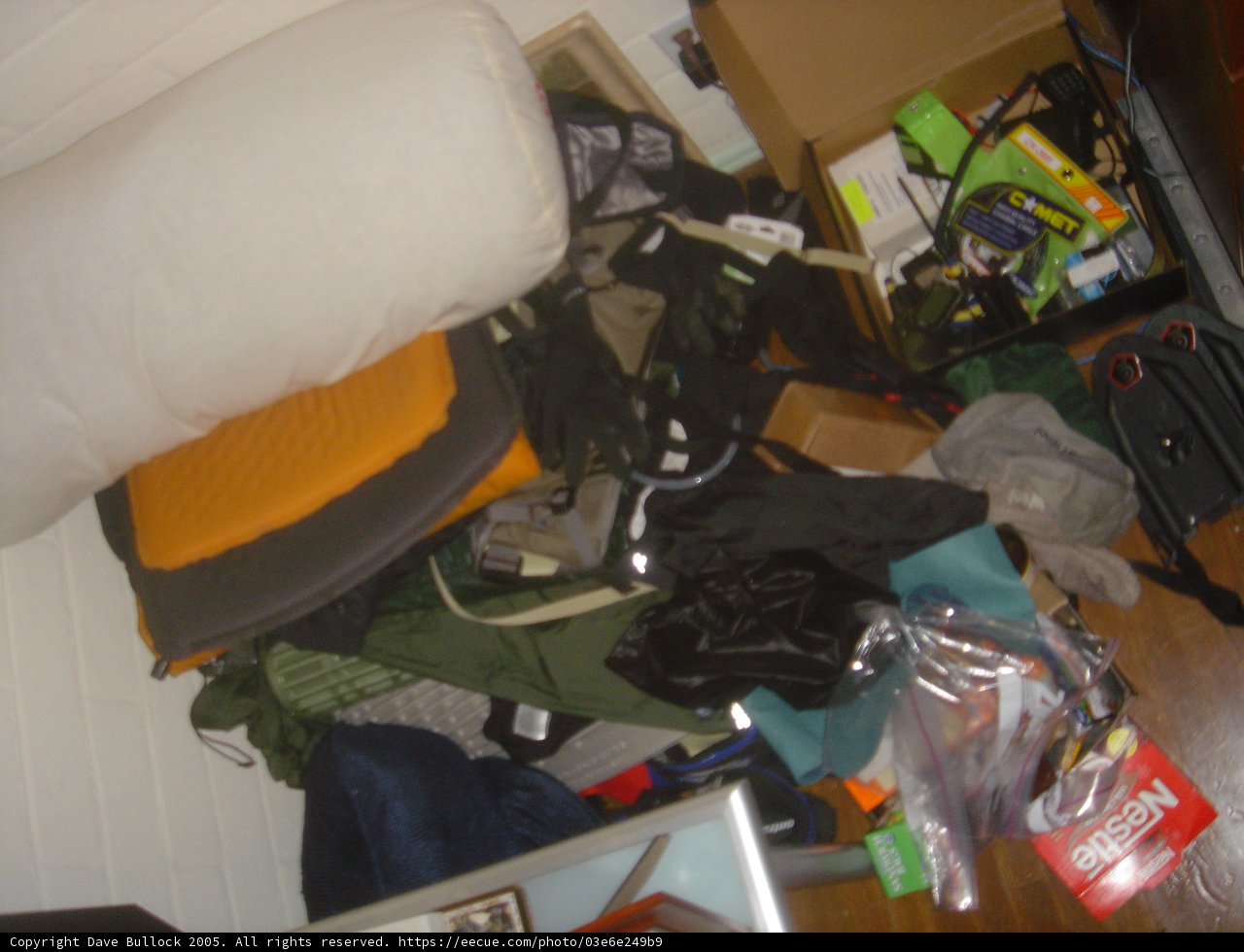 A Day in the Life of a Cluttered Room