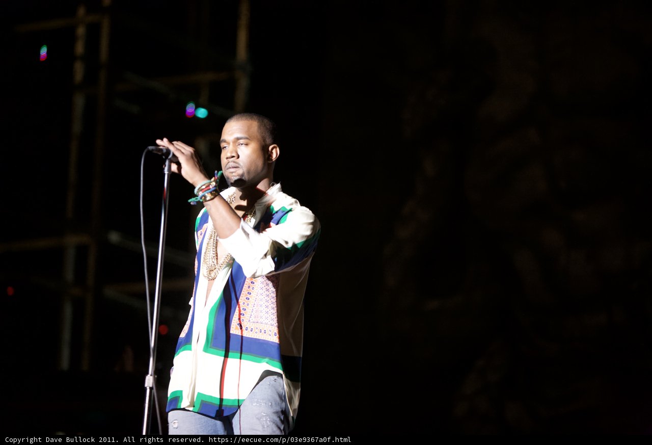 Kanye's Colorful Performance