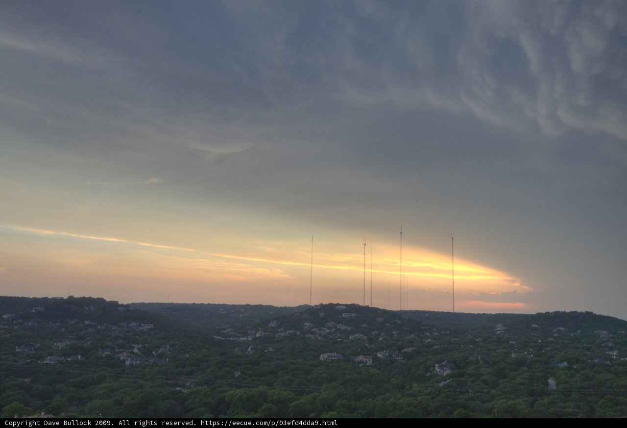 Dark Skies Over the Austin Cityscape