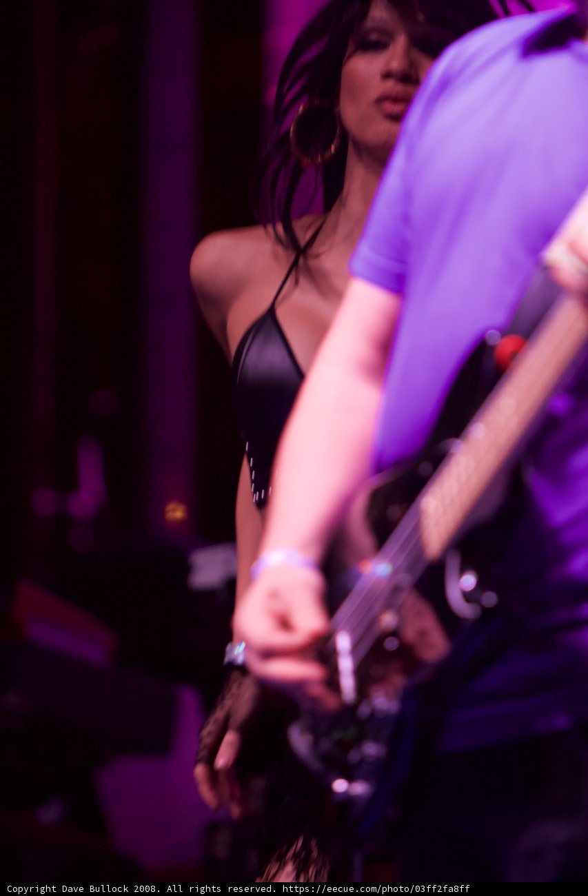 Nomi Ruiz Rocks the Electric Guitar at 2008 Detour Concert