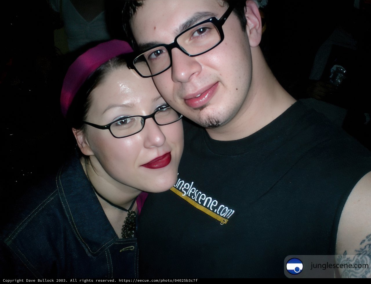 A Happy Couple with Glasses
