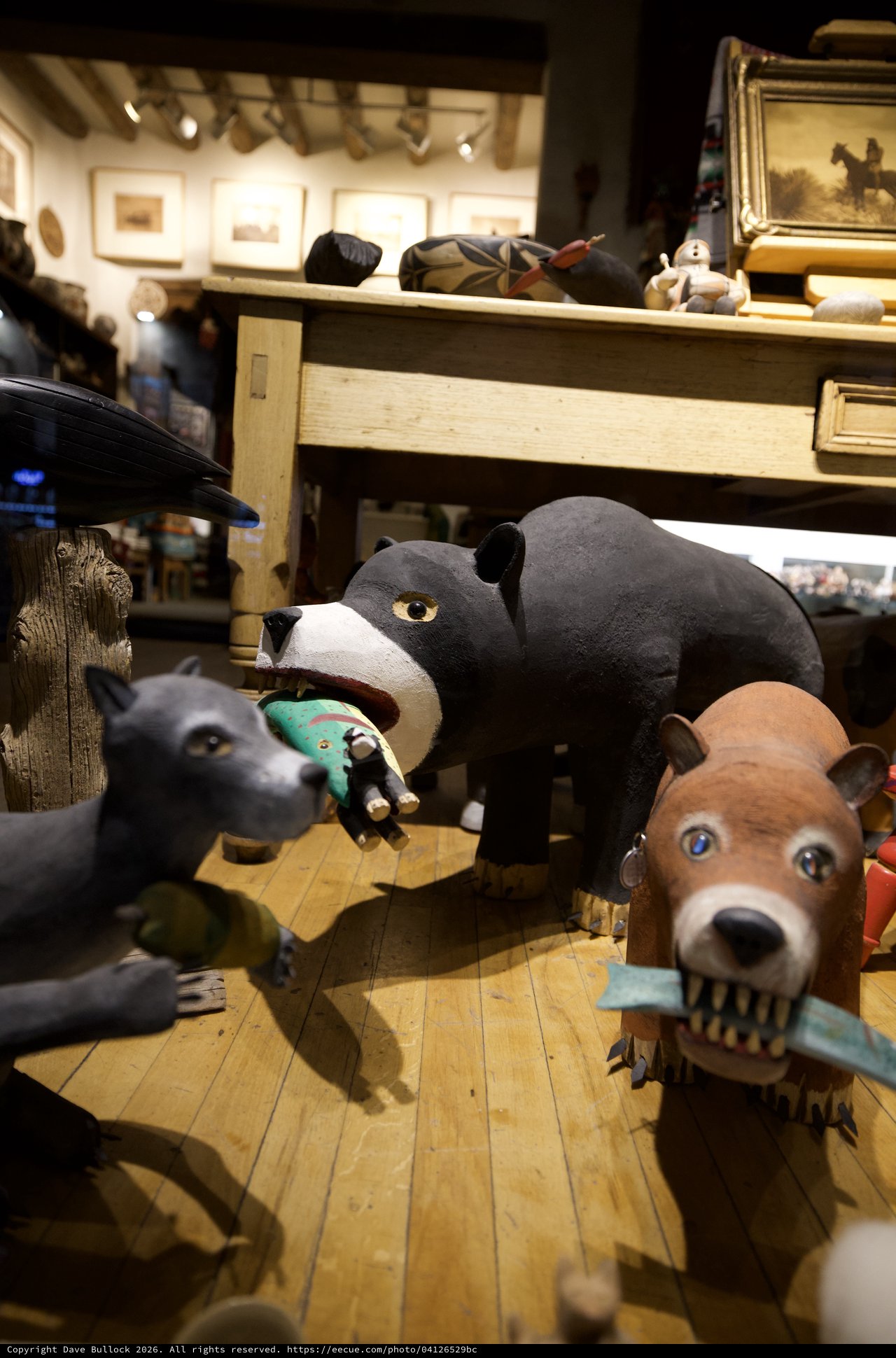 Whimsical Animal Sculptures in Artist Studio Gallery