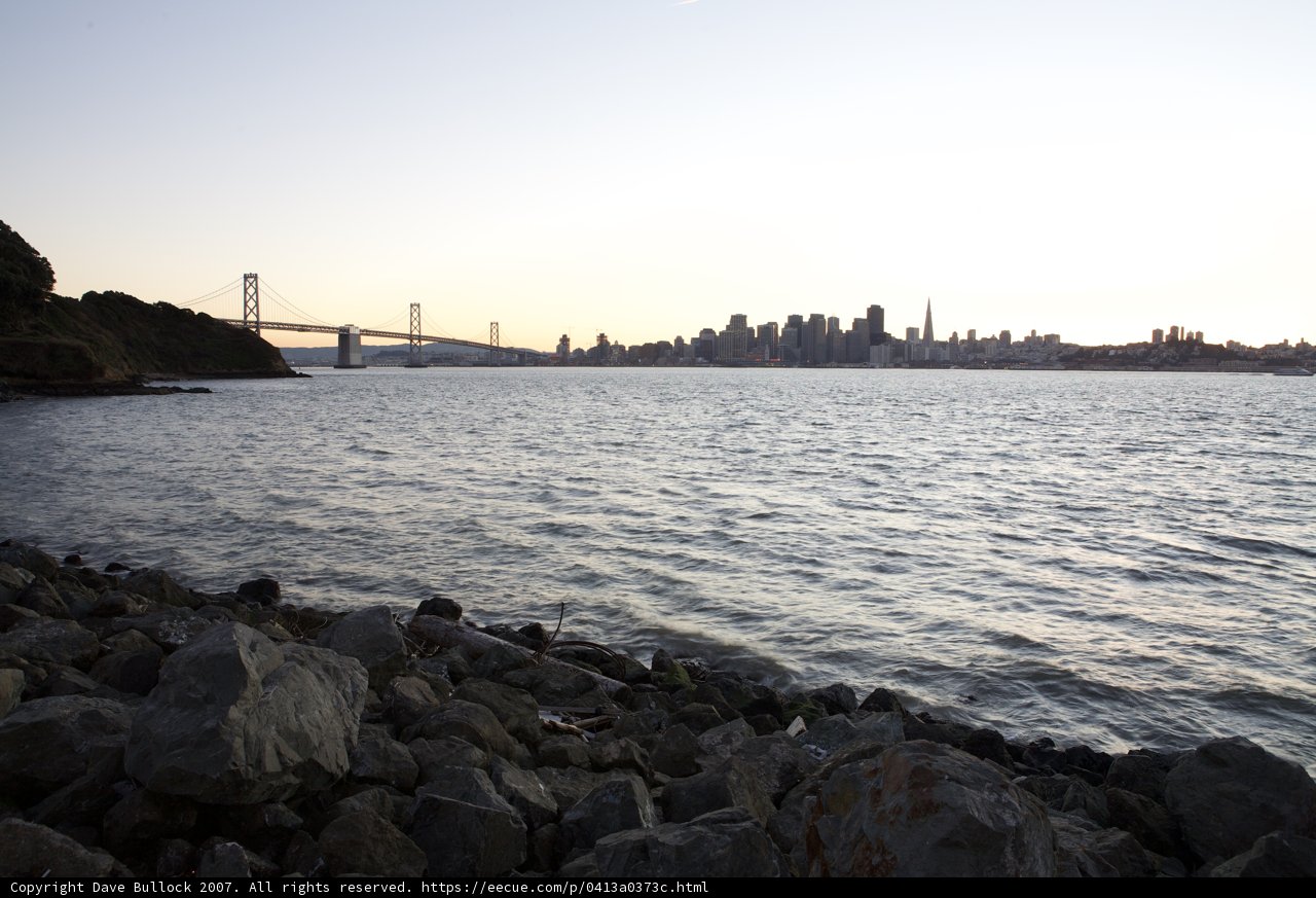 Rubble and Promontory by the Waterfront