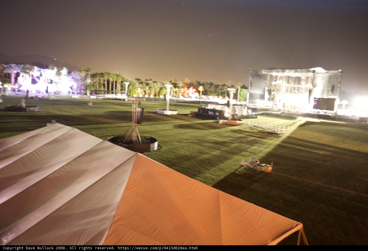 Illuminated Shelter in the Open Field