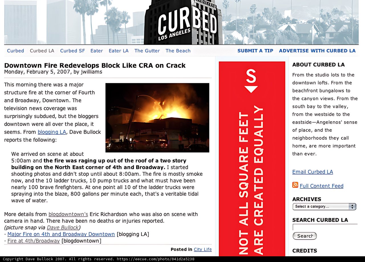Curbed Website Advertisement