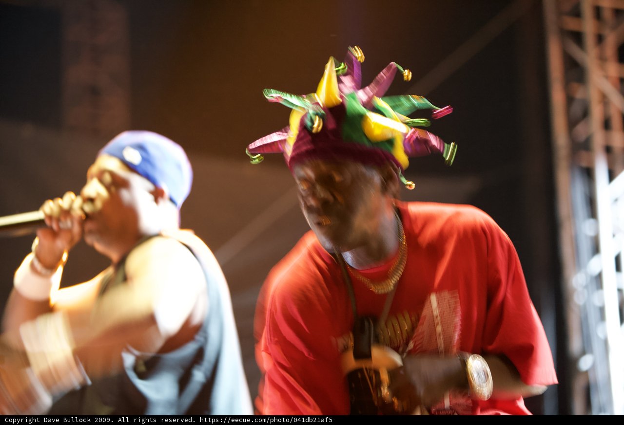Two Entertainers on Coachella Stage