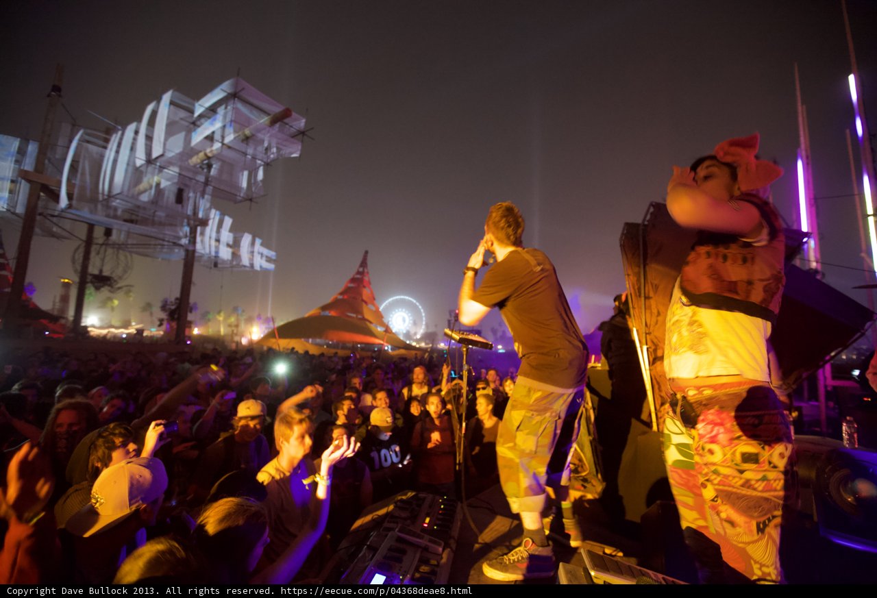 Hands Up in the Night Sky: Coachella Concert