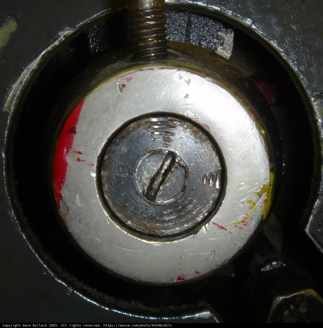 Machine Part with Screw