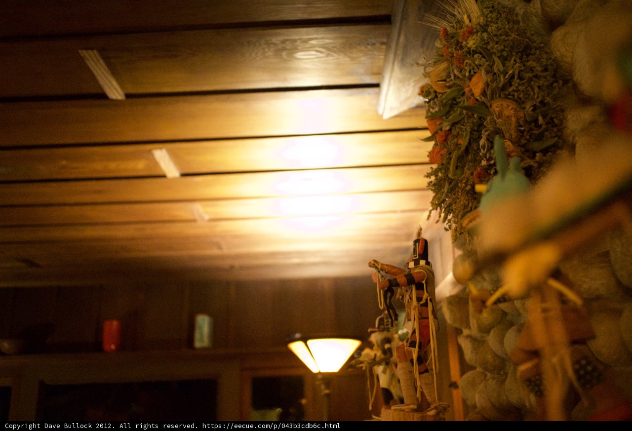 Illuminated Wooden Ceiling