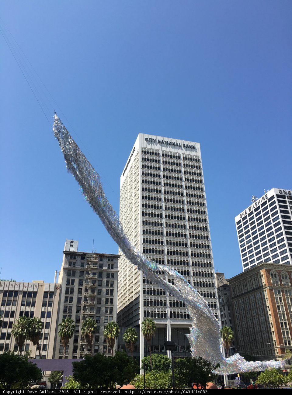 High-Flying Kite in the City Sky