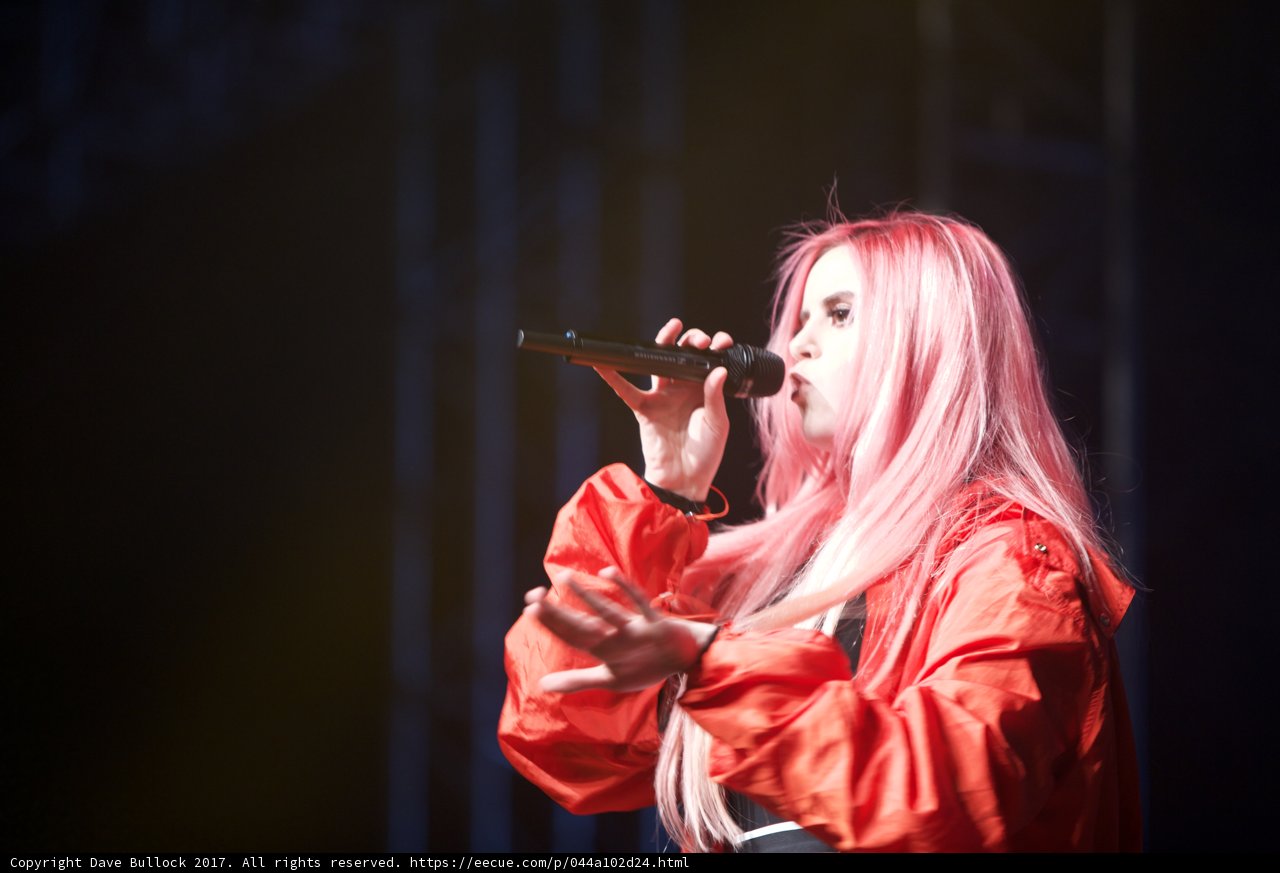 Pink-haired Performer