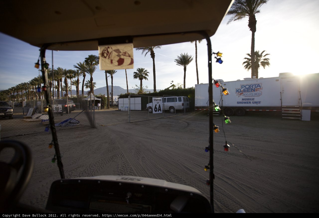 Palm tree paradise on the golf course