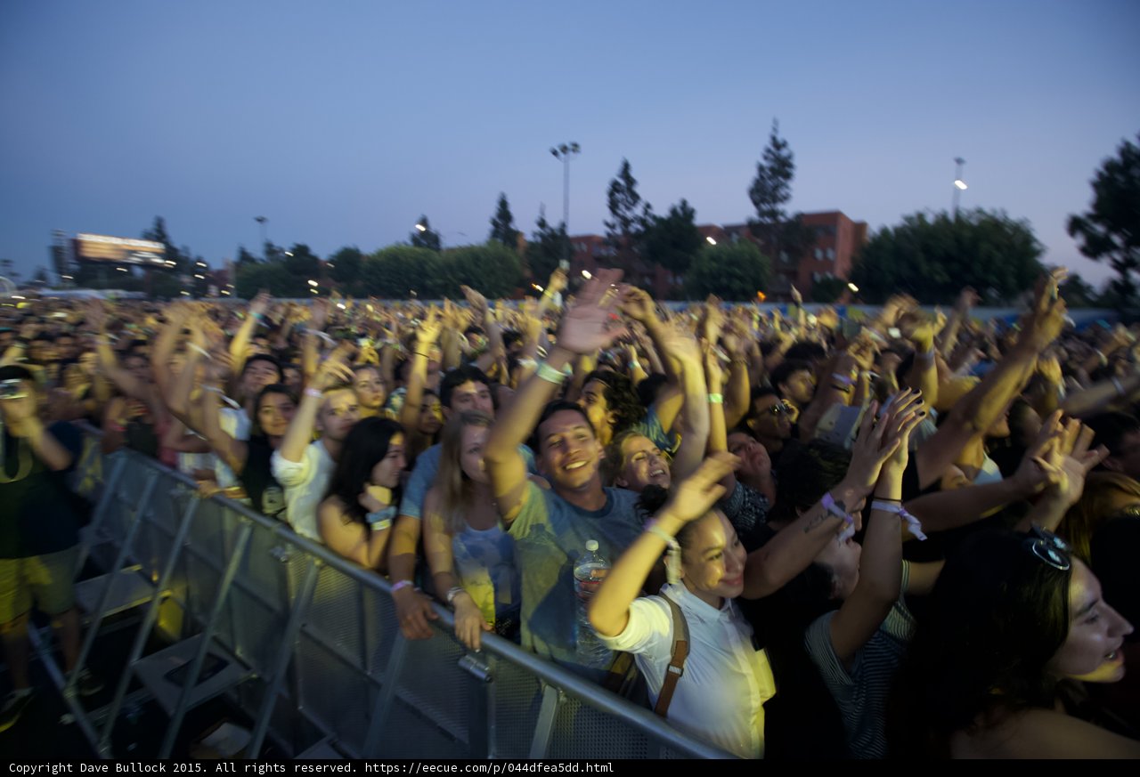 Front Barricade Smiling Fans