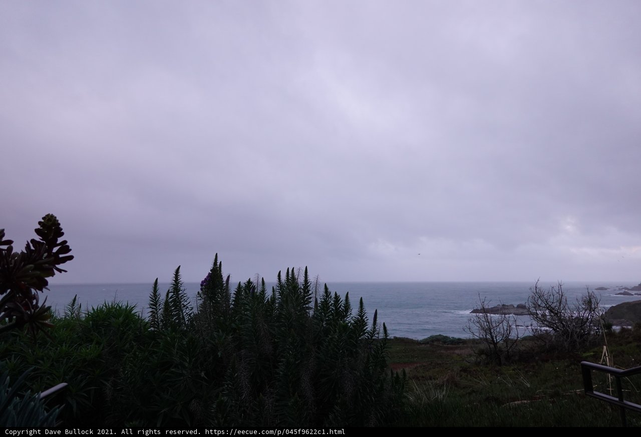 Cloudy Sky and Coastal Beauty