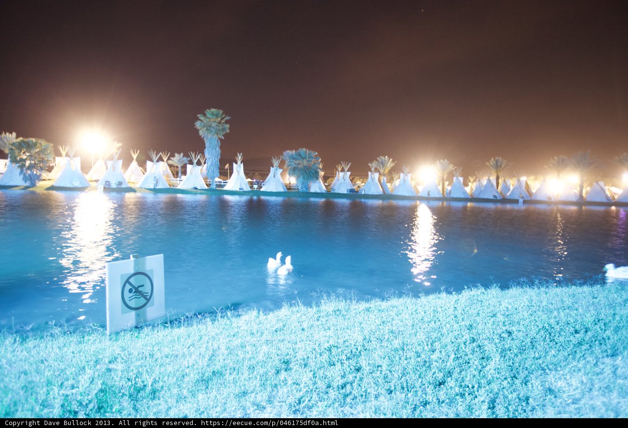 No Swimming at Coachella Lake