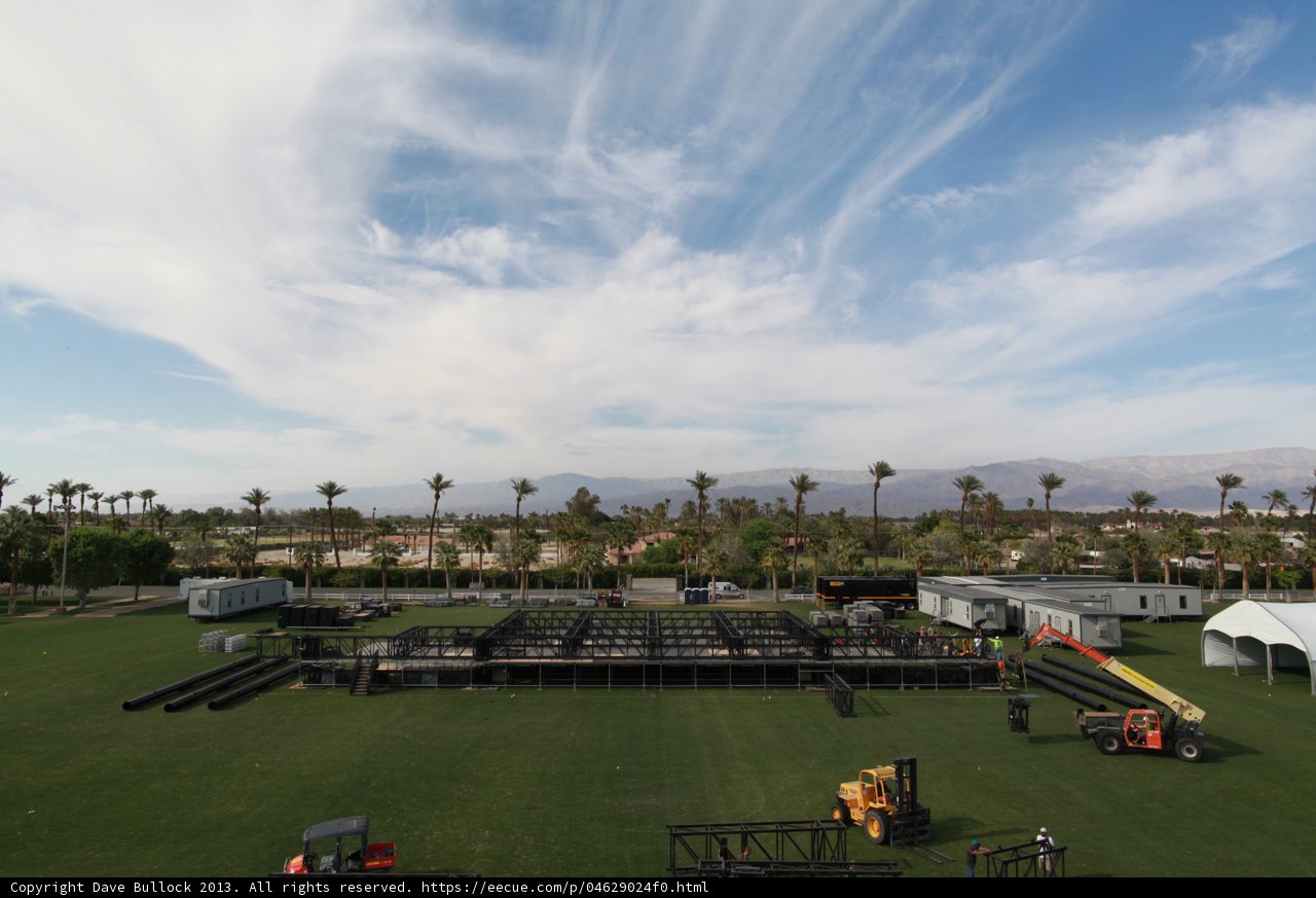 Tractor Set-Up for the Big Stage