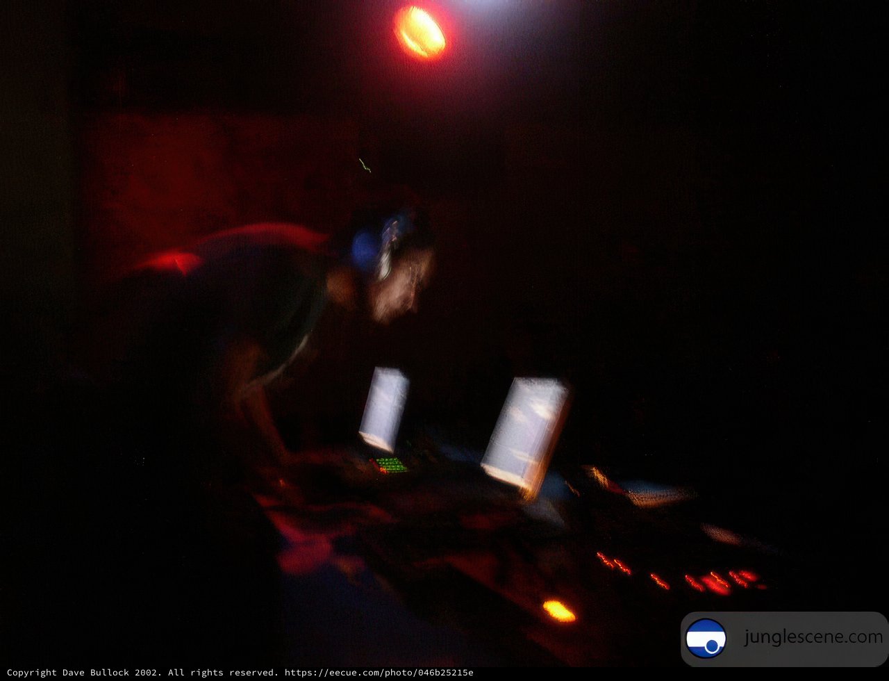 Nightclub DJ in the Dark