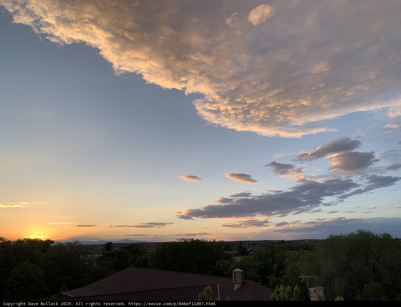 Sunset Horizon over Santa Fe