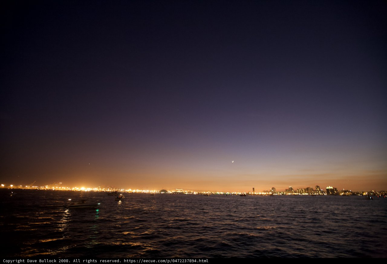 Night Lights of the Cityscape