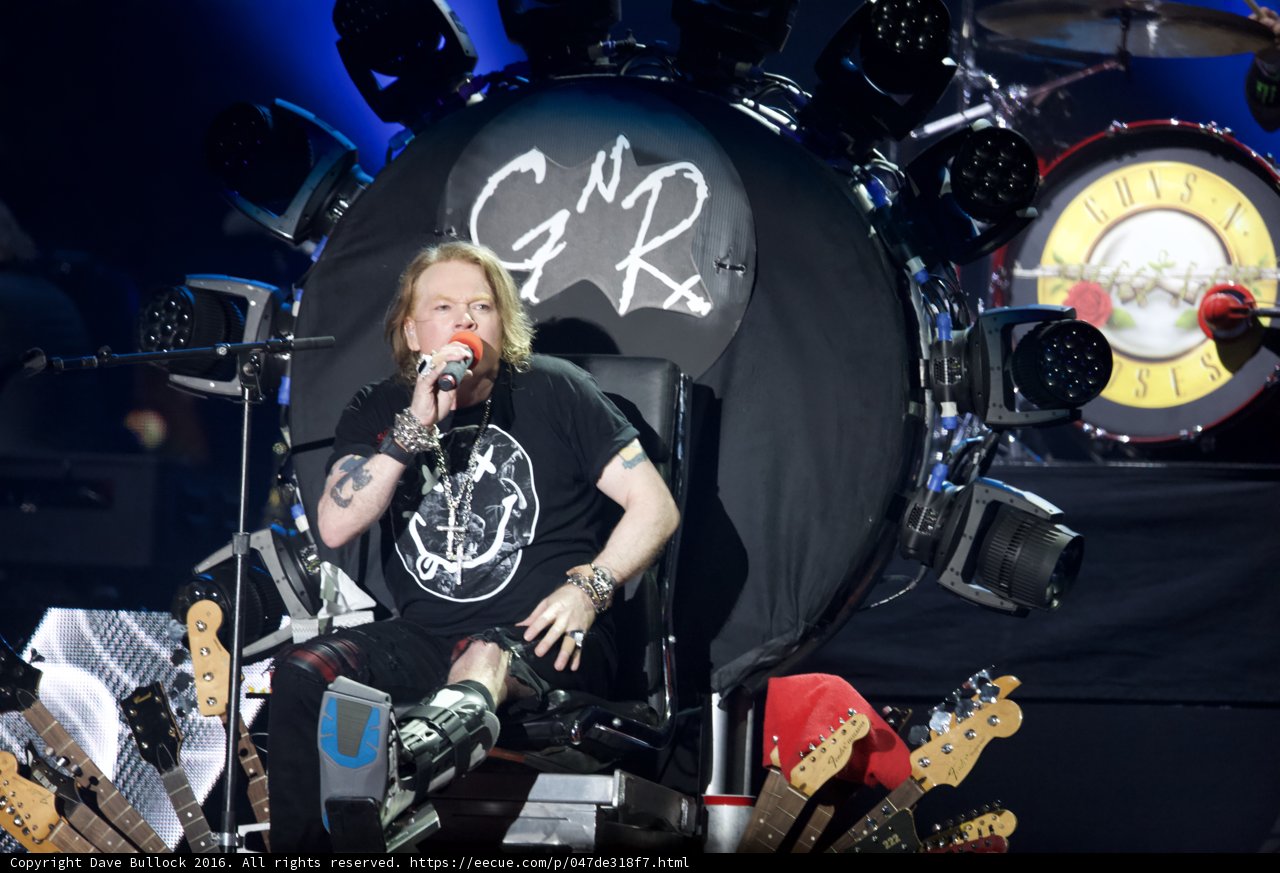 Axl Rose Rocks Coachella from His Wheelchair