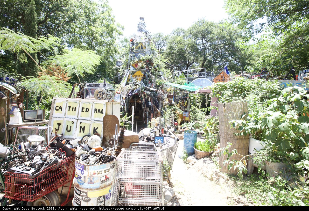 Bike-Filled Garden