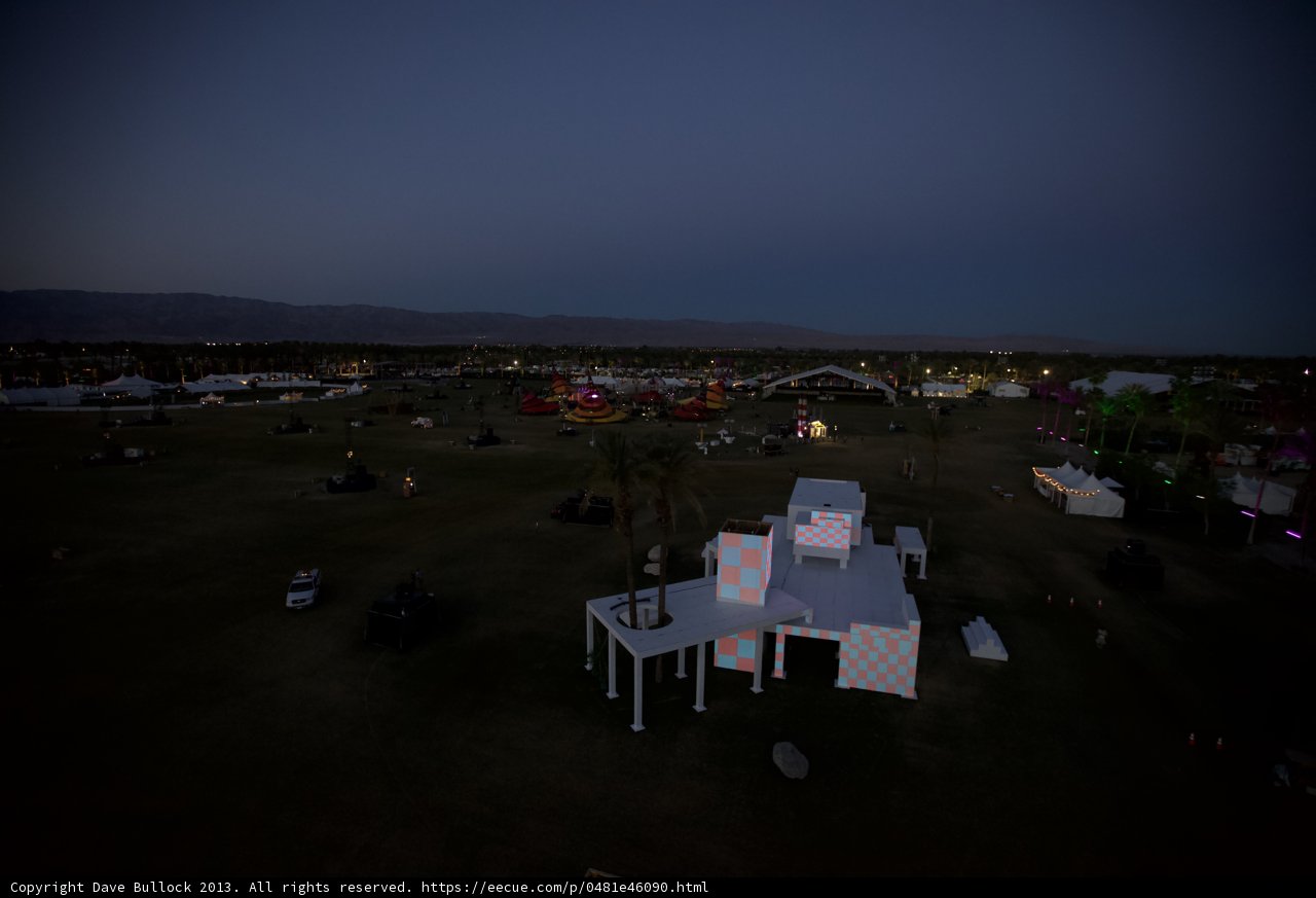 Lights up the Night at Coachella