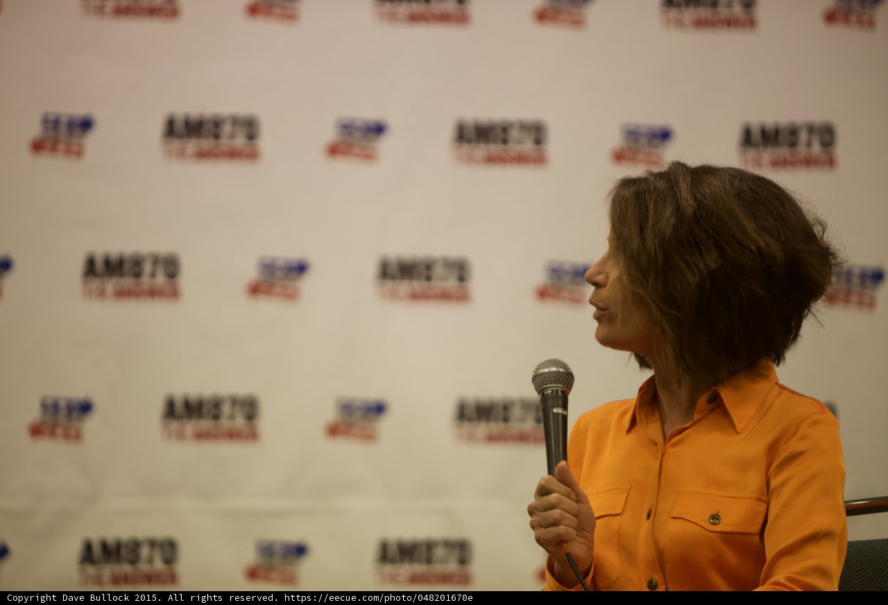 The Charismatic Woman on the Mic
