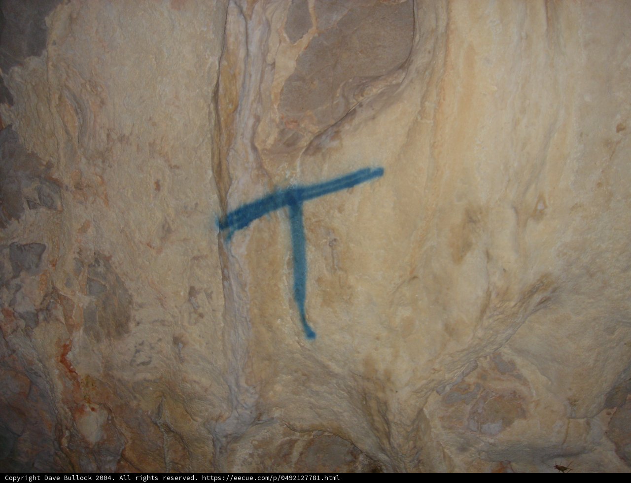 The Blue Cross on the Mysterious Slate Wall