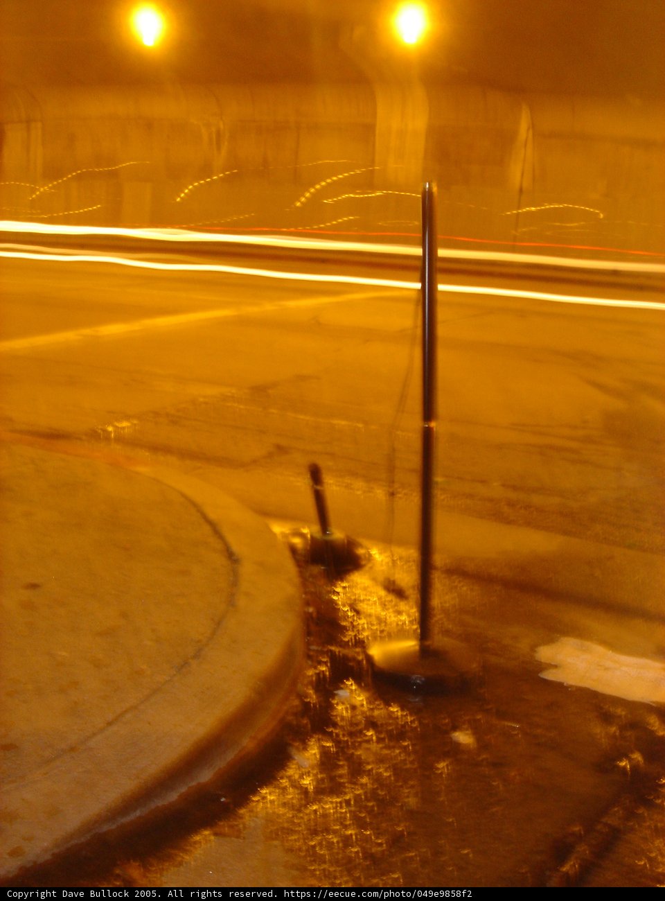 Intersection Light in Winter